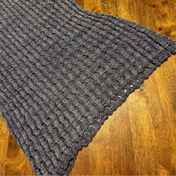 Free People NWT Beach Bonnie Sweater Tunic Top Dress XL Dark Blue Vacation Swim - Picture 10 of 13